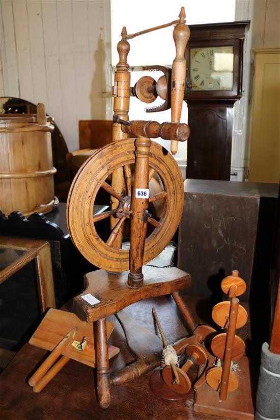 Shetland spinning wheel